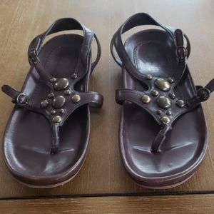 YIN LEATHER SANDALS
